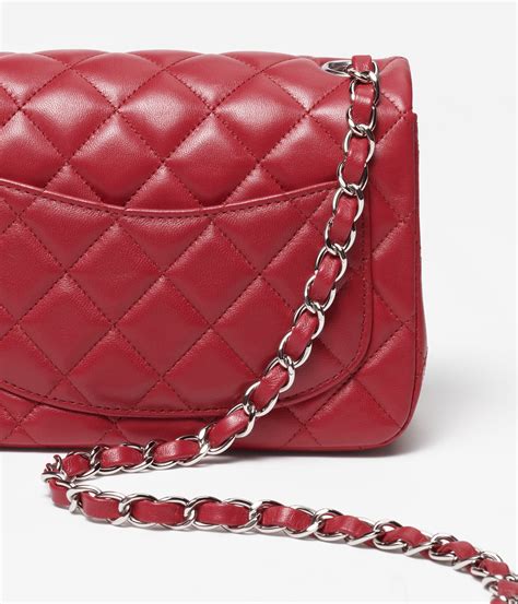 chanel square mini flap bag red|chanel mini flap bag lambskin.